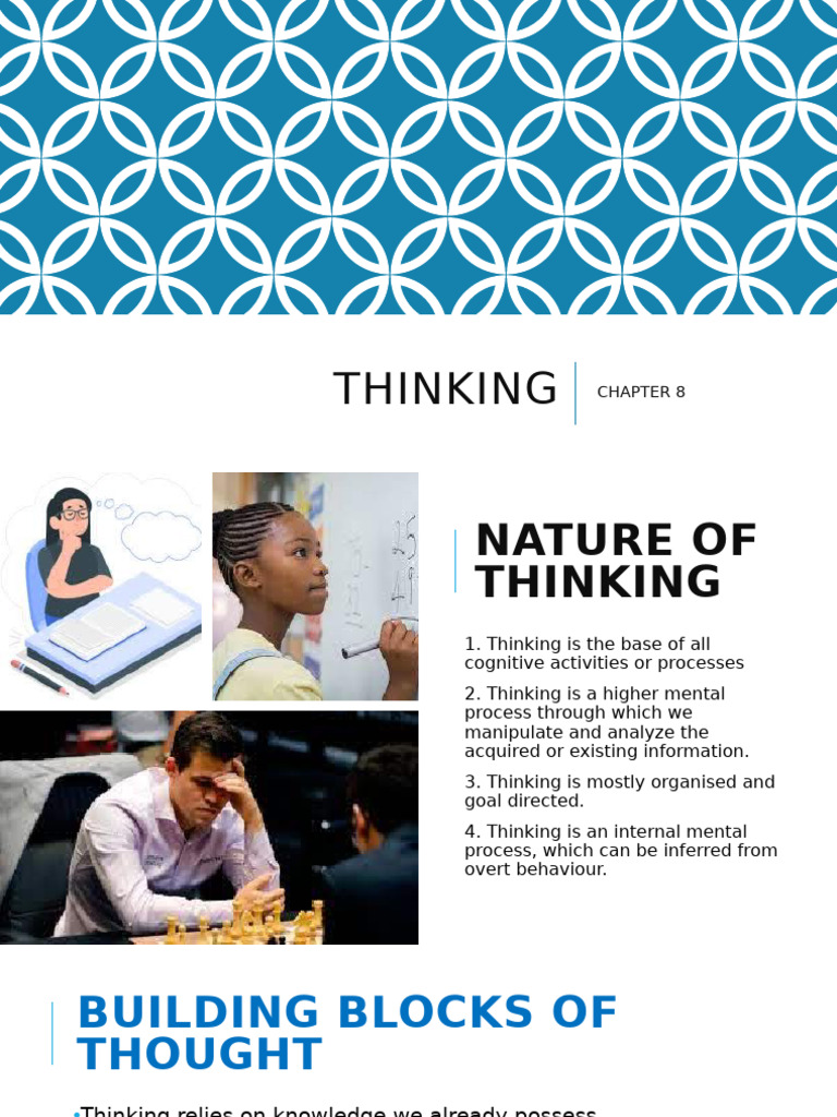 Chapter 8 - Thinking (PPT) - 1 | PDF | Language Development | Thought