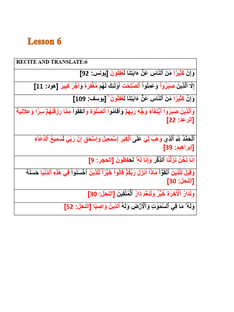 Lesson 6-7 | PDF