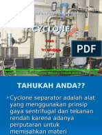 Cara Kerja Cyclone untuk Pengendalian Pencemaran Udara