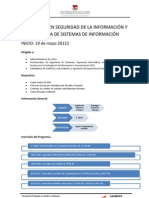 Estructura Del Diplomado en Seguridad Informacion