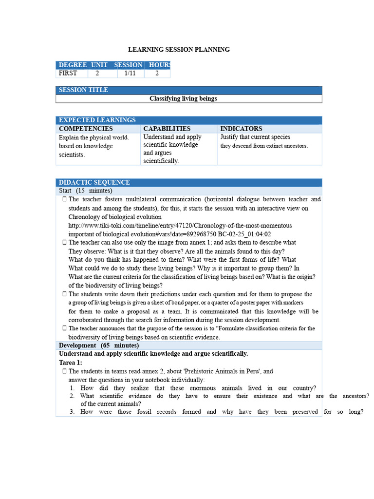 Cta1-U2-Session 01 | PDF | Biology