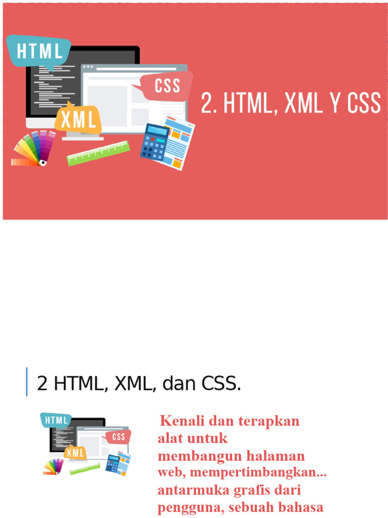 Panduan HTML, XML, dan CSS Dasar | PDF