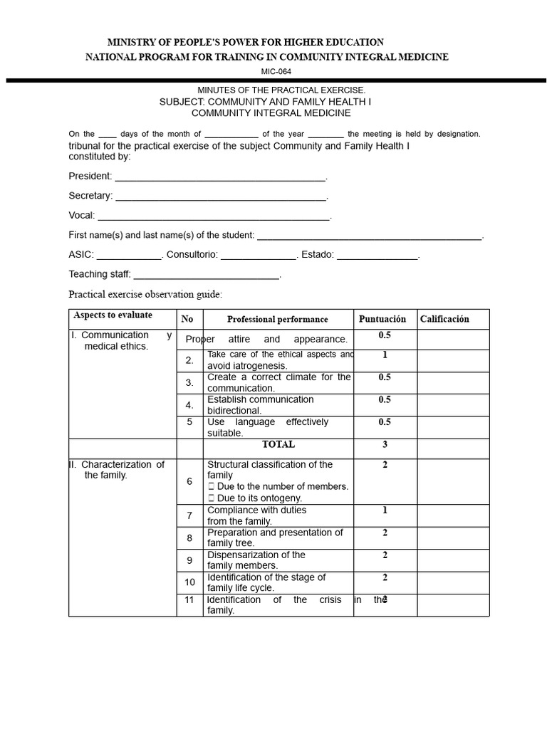 MIC 064 Practical Evaluation Model of SCF I | PDF