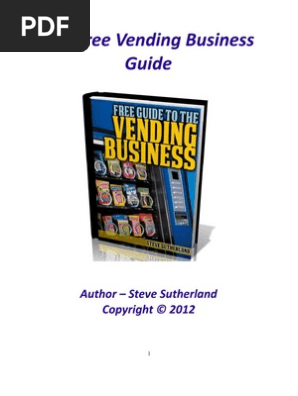 Vending Machine Business Guide