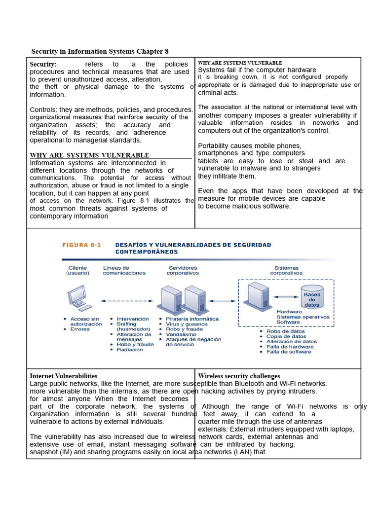 Understanding Information Systems Vulnerabilities | PDF | Security ...