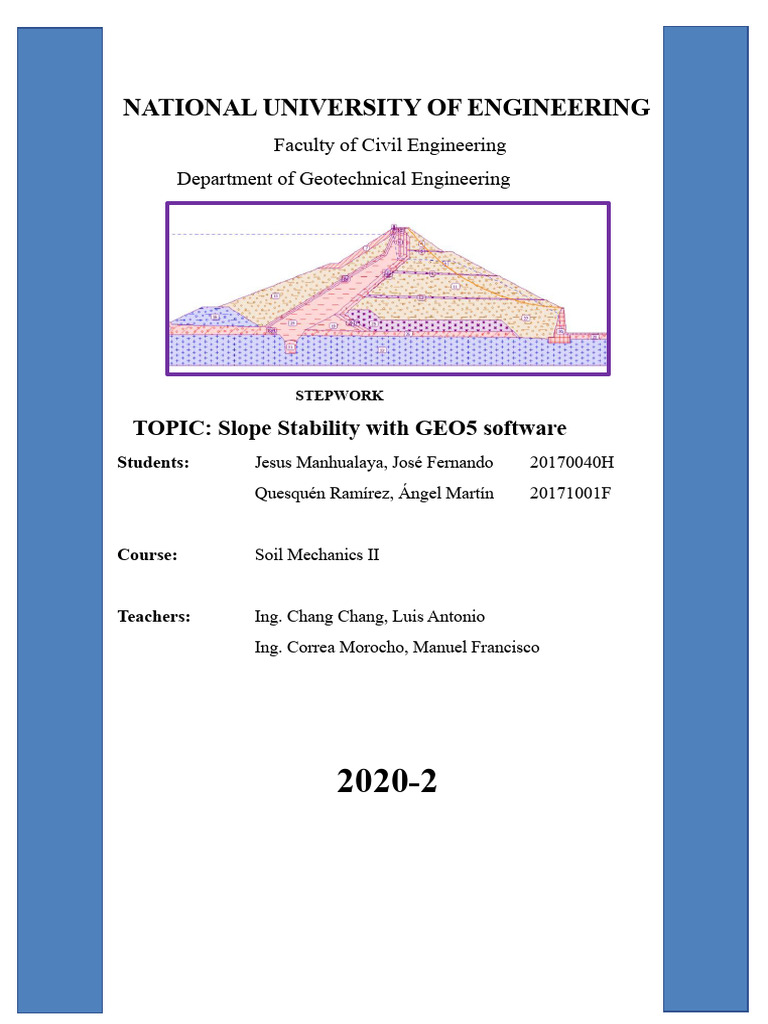 Slope Stability Analysis Using GEO5 | PDF | Geotechnical Engineering ...