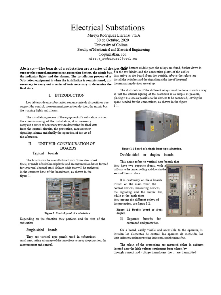 Electrical Substations - Unit 8 and 9 | PDF | Transformer | Electric ...