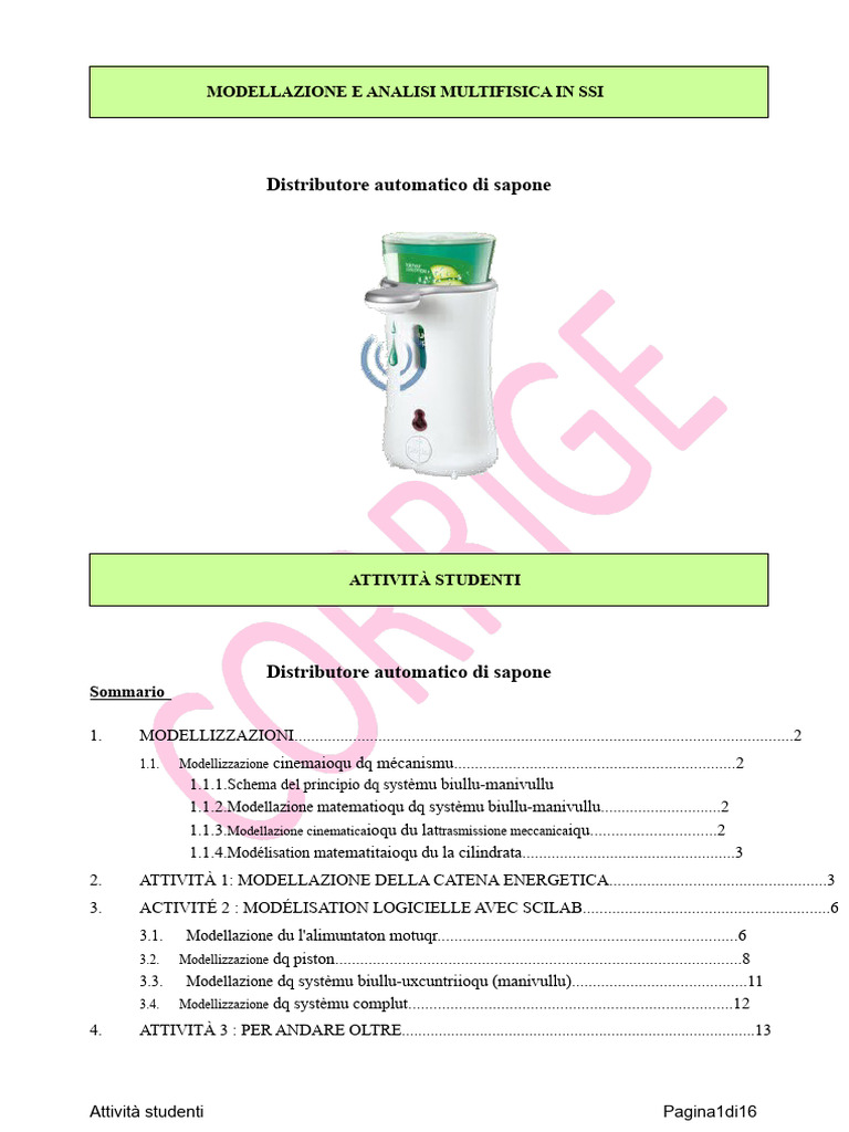 Attività Studenti Corrette | PDF