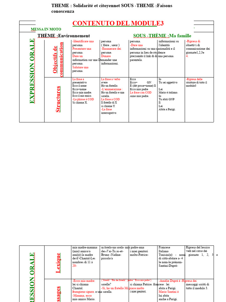 Contenuto Del Modulo 3 | PDF