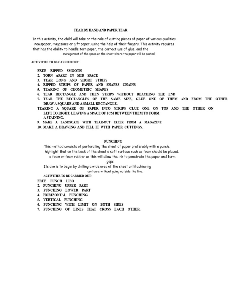 Ripped by Finger and Paper Ripping | PDF | Paper