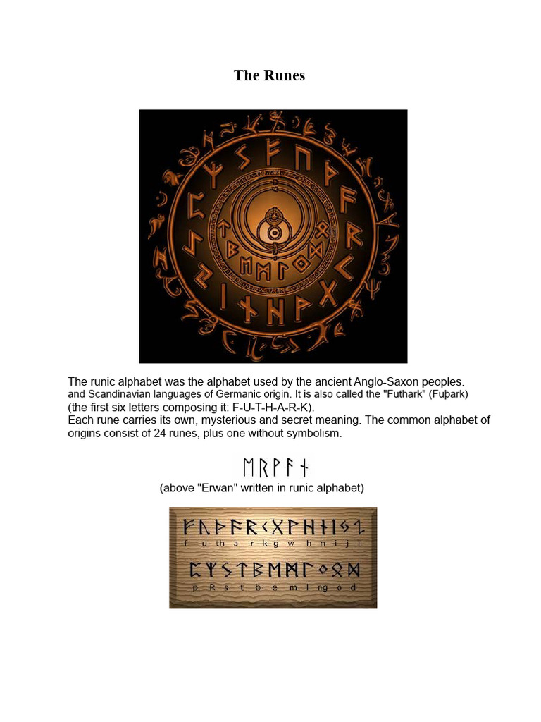 Understanding Runes: History & Divination | PDF | Runes
