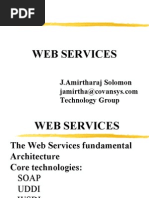 Web Services: J.Amirtharaj Solomon Technology Group