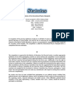 Statutes of The International Physics Olympiads