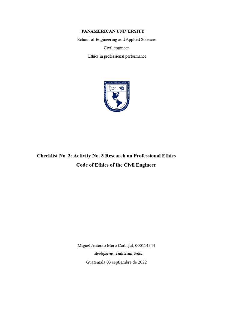Civil Engineer Code of Ethics Guide | PDF | Justice | Crime & Violence