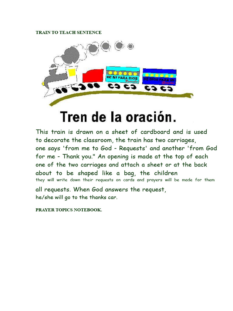 Train To Teach Sentence | PDF | Prayer | Lord's Prayer