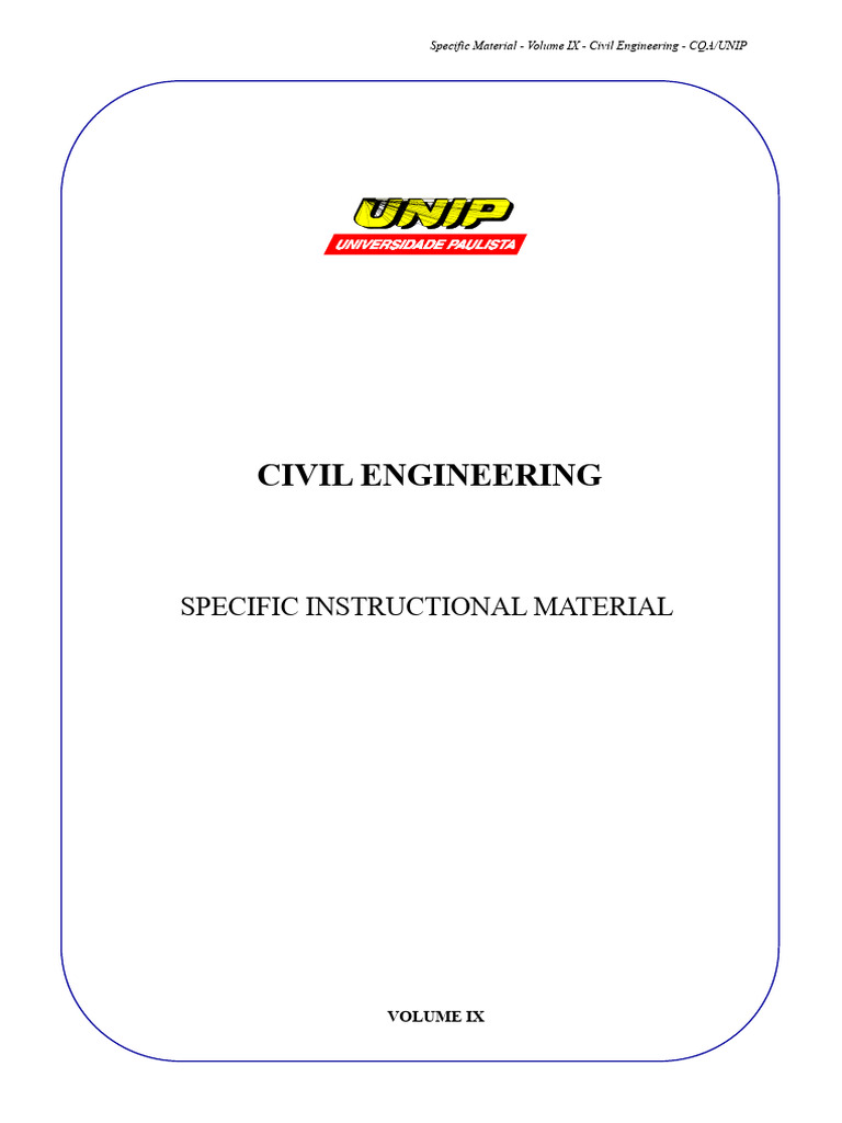 Civil Engineering Volume IX | PDF | Concrete | Cement
