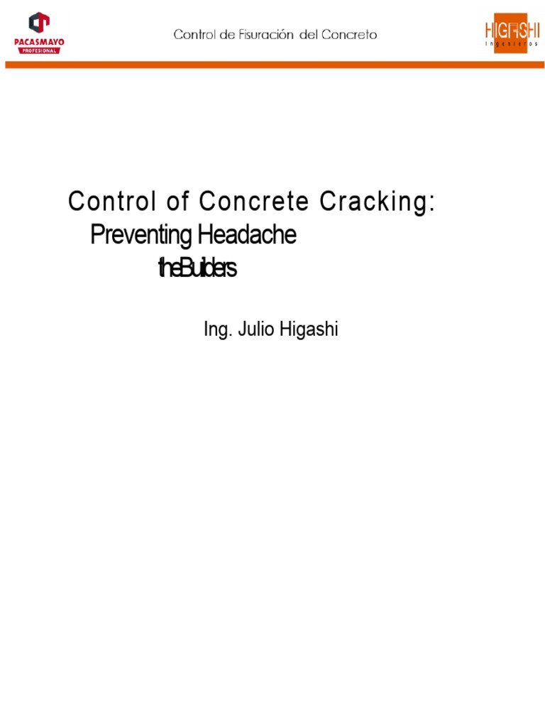 Concrete Cracking Control Guide | PDF | Concrete | Building Materials