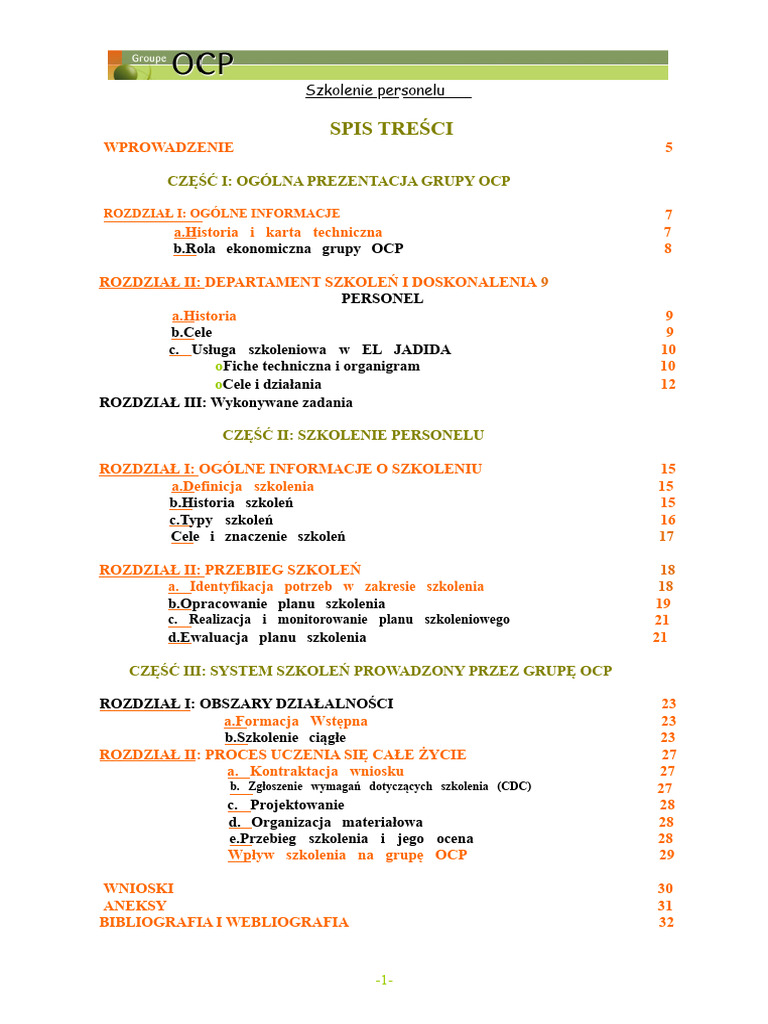 Projekt - Szkolenie Ocp | PDF