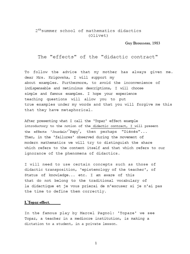 Contract Effect | PDF | Knowledge | Epistemology