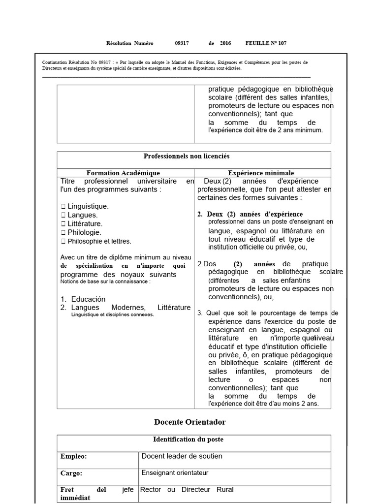 Manuel des Fonctions et Compétences Éducatives | PDF | Pédagogie ...