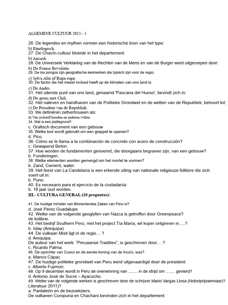Eenvoudige Vragen | PDF