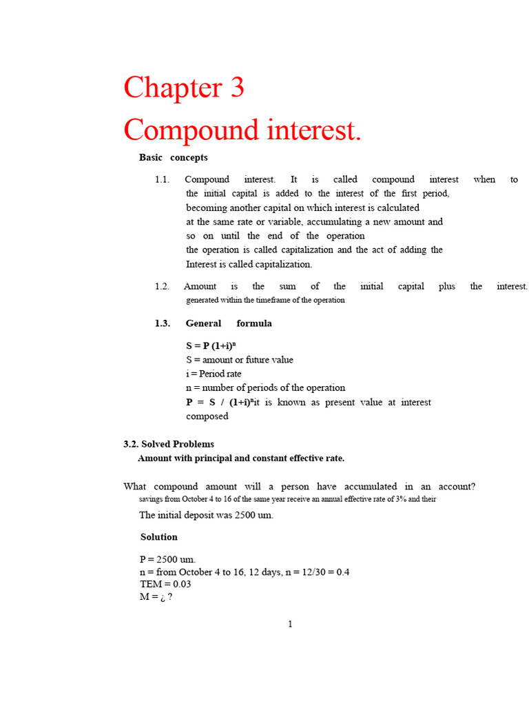 360113556-Solved Exercises-Compound Interest PDF | PDF | Compound ...