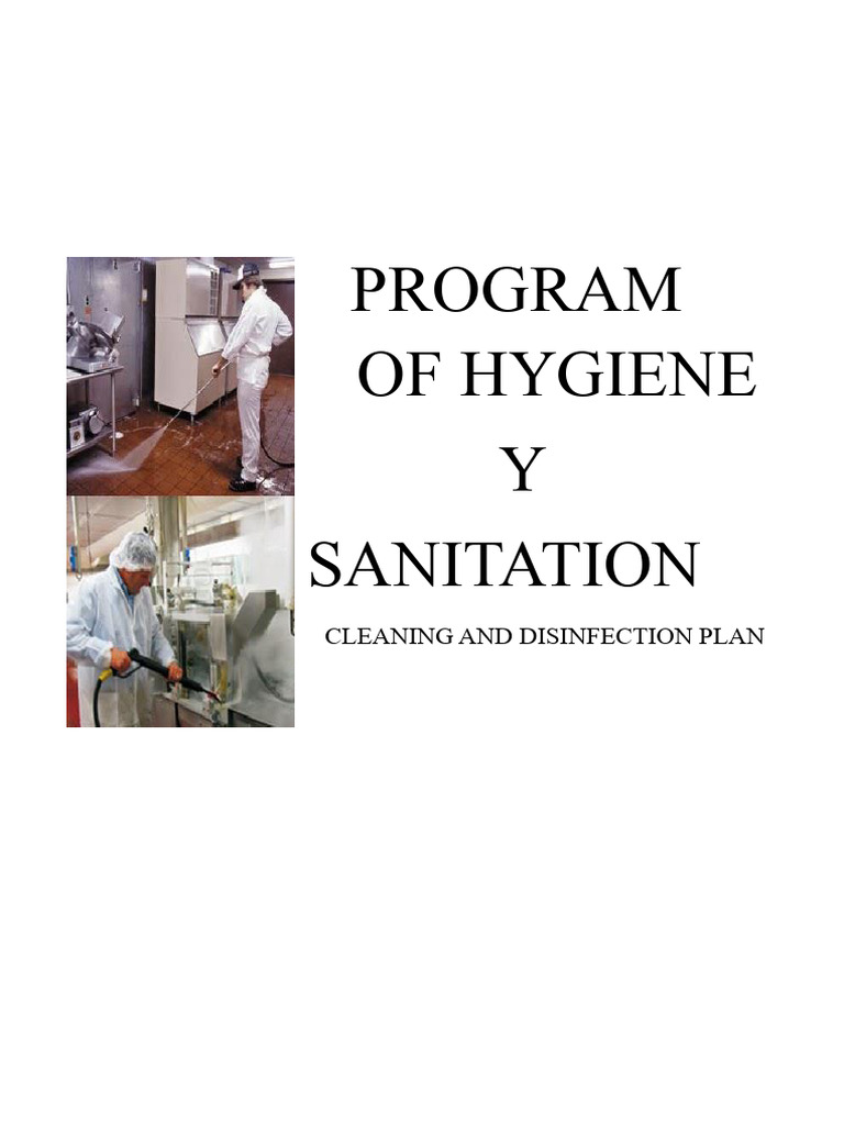 Hygiene and Sanitation Cleaning Plan | PDF | Disinfectant | Hygiene