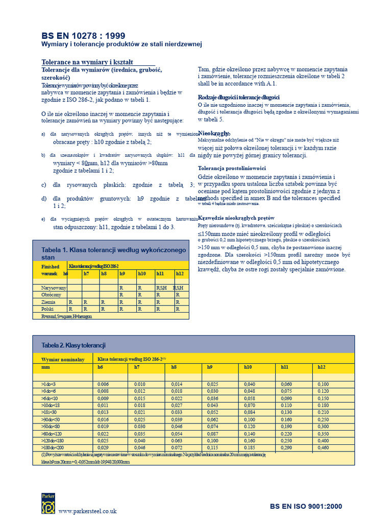 En 10278 PDF | PDF