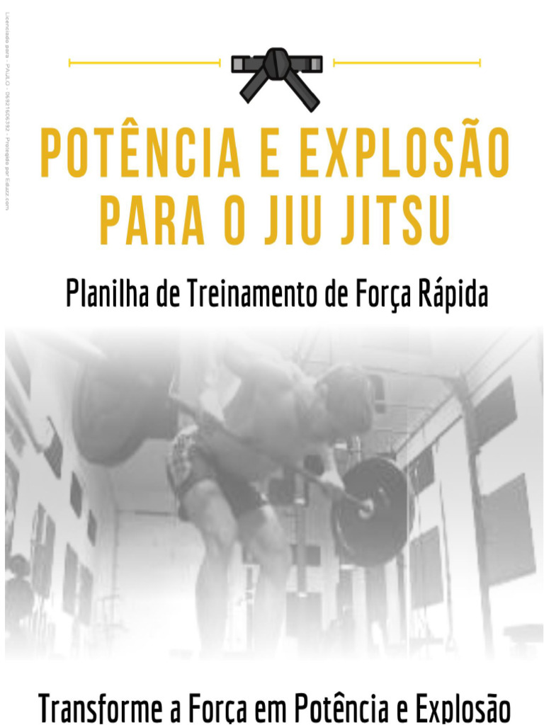 BJJ Power Sheet | PDF | Physical Fitness | Strength Training