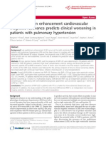 LGE Predicts Clinical Worsening in PH-2012