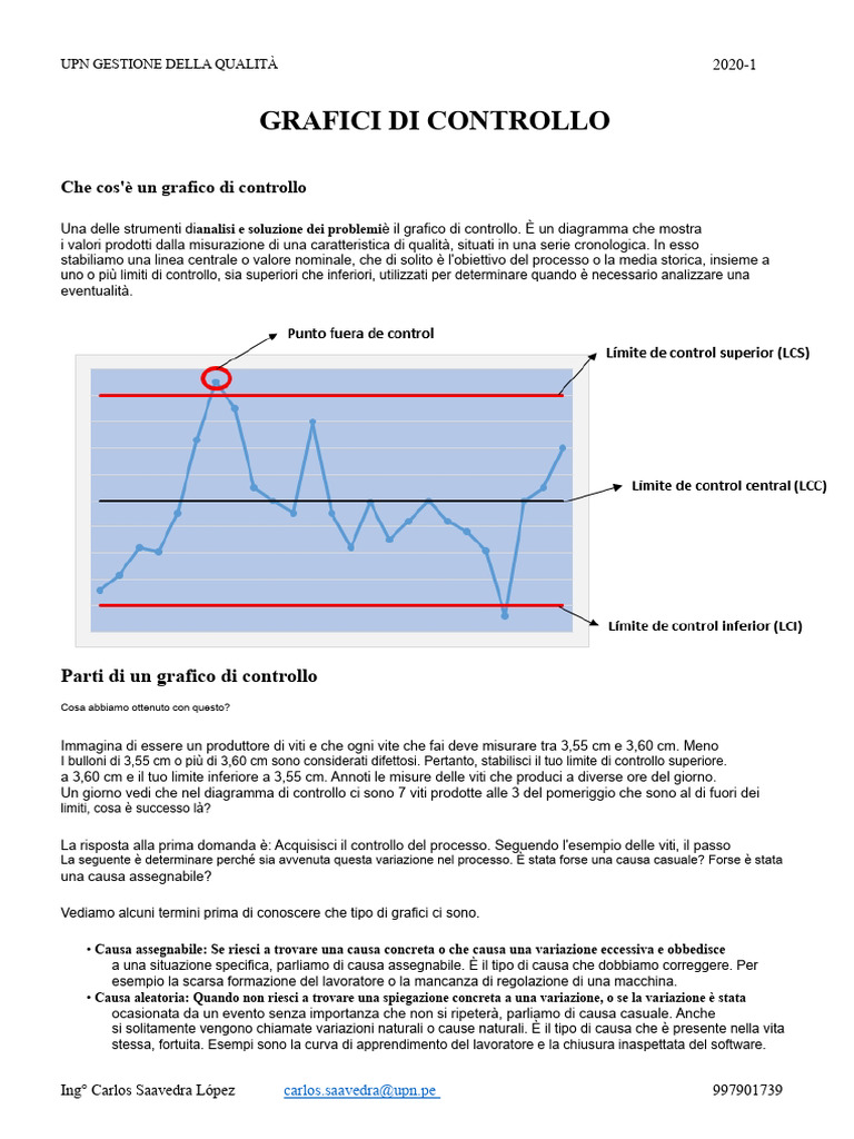 Grafi Di Controllo | PDF