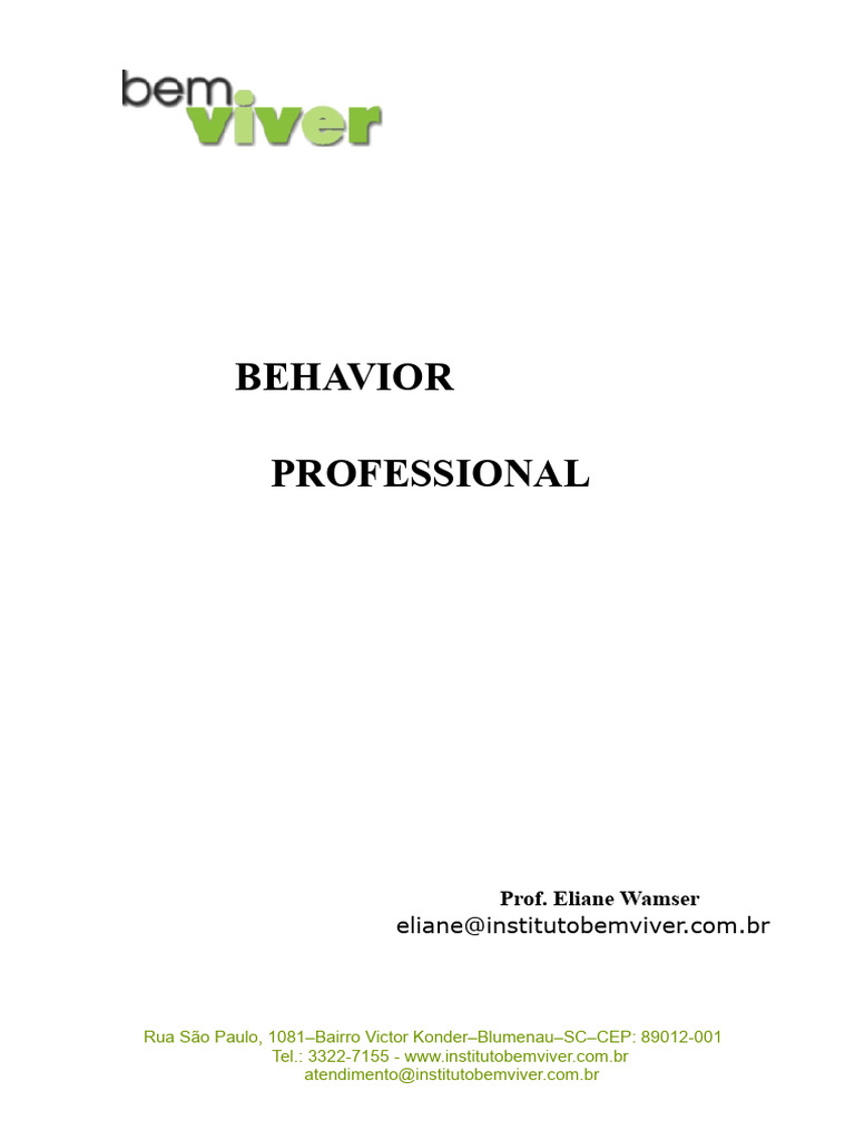 Professional Behavior and Etiquette Guide | PDF | Nonverbal ...