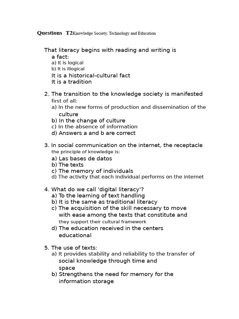Understanding Digital Literacy and Culture | PDF | Literacy | Knowledge