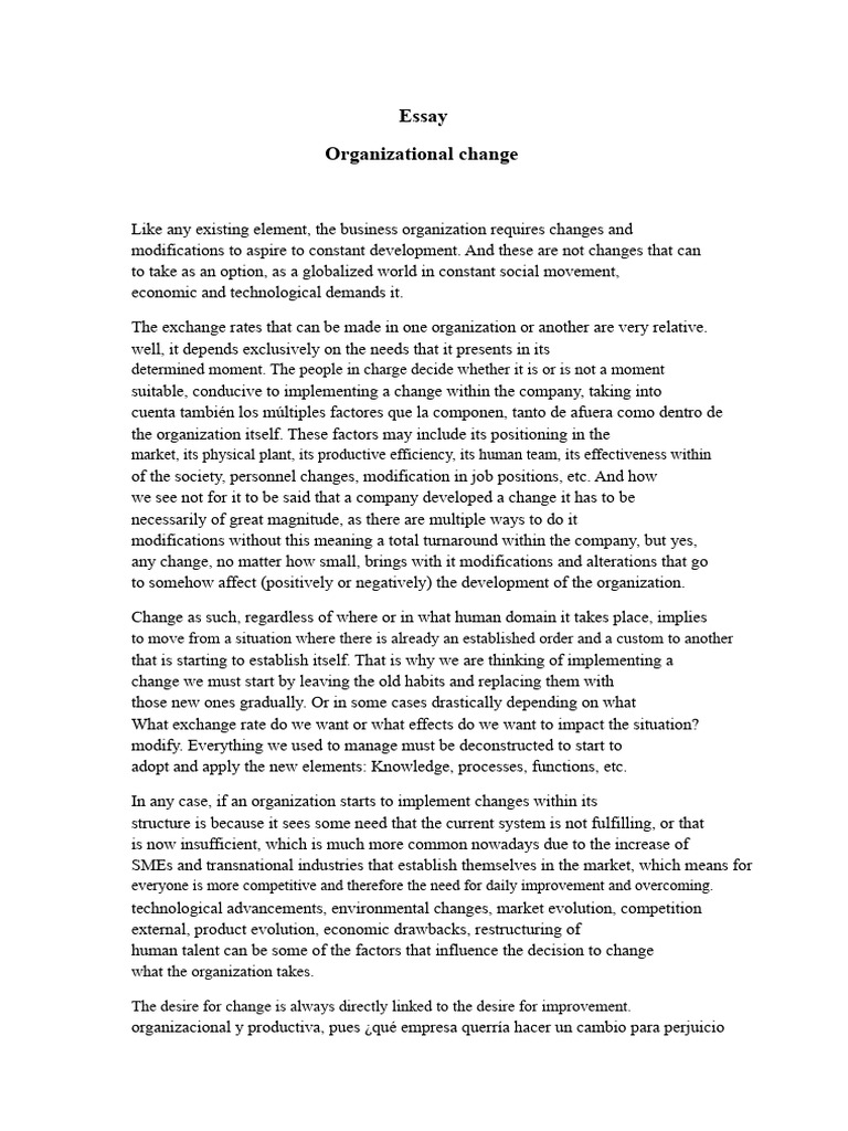 Understanding Organizational Change Strategies | PDF | Employment