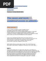 Types of Track Races in Athletics | PDF | Track And Field | Long ...