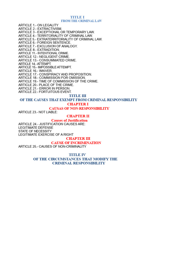 Criminal Law Principles and Penalties | PDF | Crimes | Crime & Violence