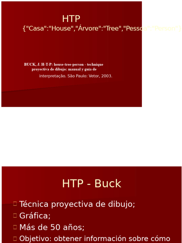 Técnica HTP: Guía de Aplicación y Análisis | PDF | Dibujo | Tecnicas ...