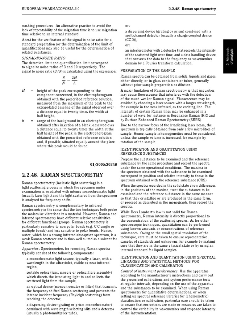 Raman Spectrometry Guidelines | PDF | Raman Spectroscopy | Spectroscopy