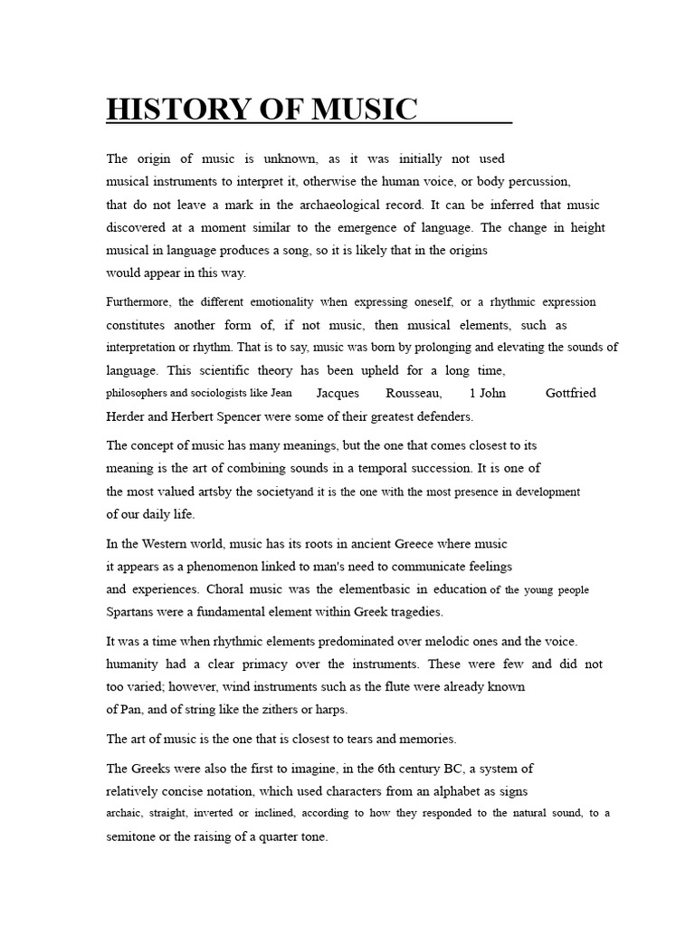 Origins and Evolution of Music | PDF | Musical Notation | Rhythm