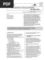 MET Levels for Physical Activities | PDF