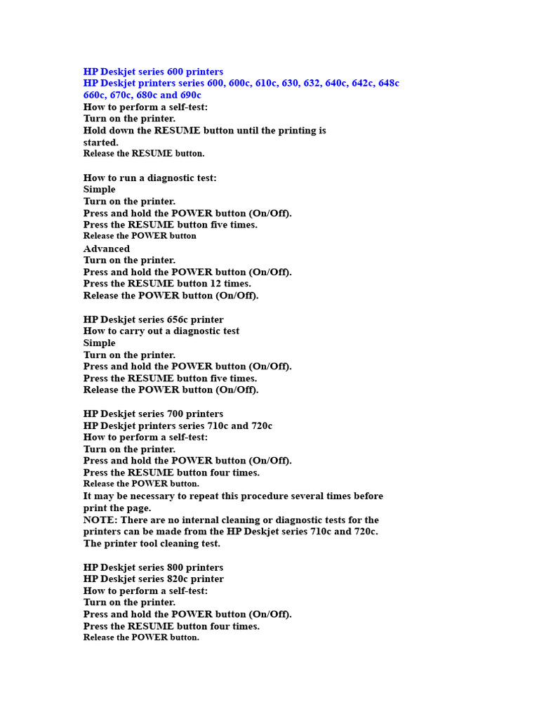 Auto Test Various Printers | PDF | Printer (Computing) | Computing