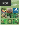 FRAC Fungicide Code List 2025 | PDF | Fungicide | Biology