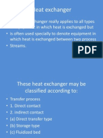 Heat Exchanger Clasification