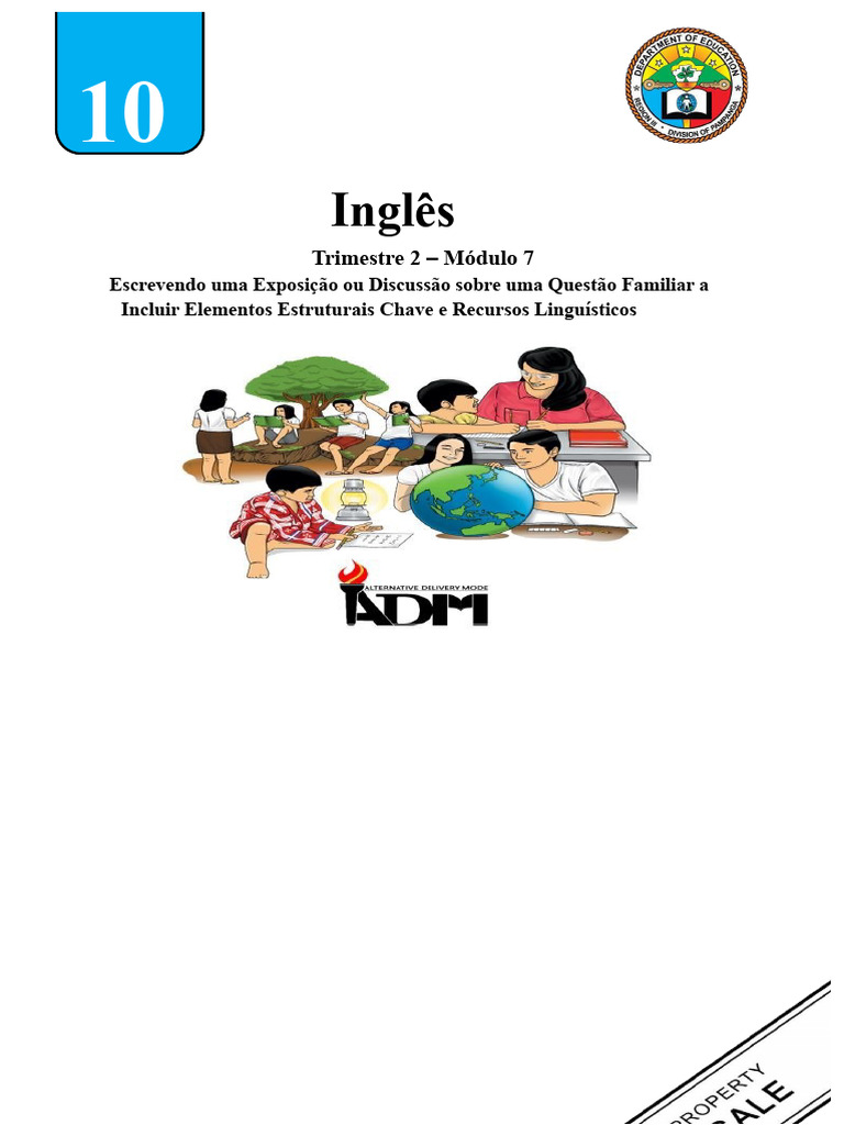 Inglês 10 - Trimestre 2 - Módulo 7 | PDF | Aprendizado | Pensamento