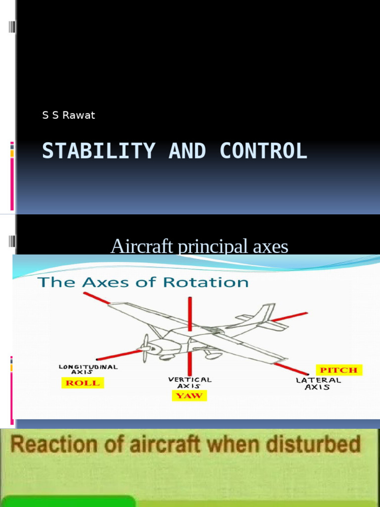 Stability and Control Mastr | PDF | Flight Control Surfaces | Aerospace ...