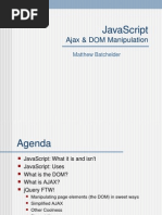 Javascript: Ajax & Dom Manipulation