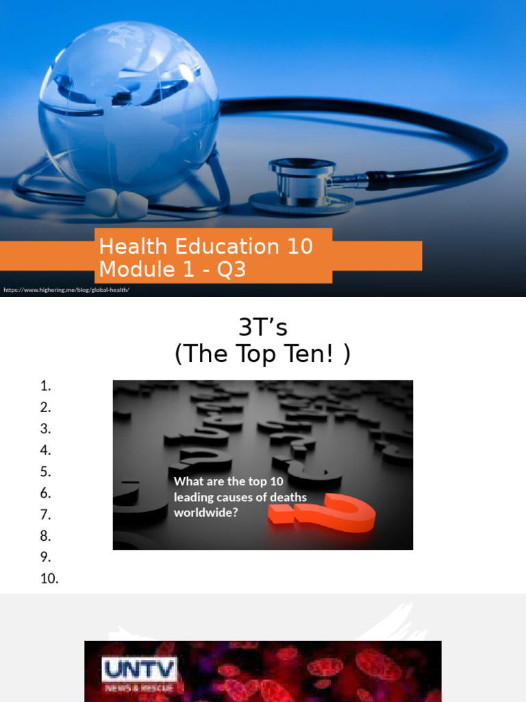Top 10 Global Health Issues 2021 | PDF | World Health Organization ...