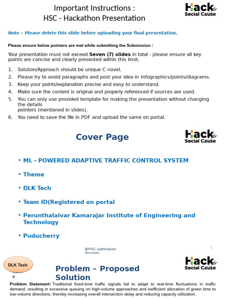 Template HSC Presentation v3.0 | PDF | Traffic | Traffic Congestion