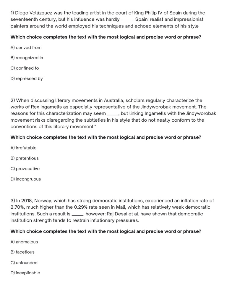 Analyzing Text Completion Questions | PDF | Emulsion