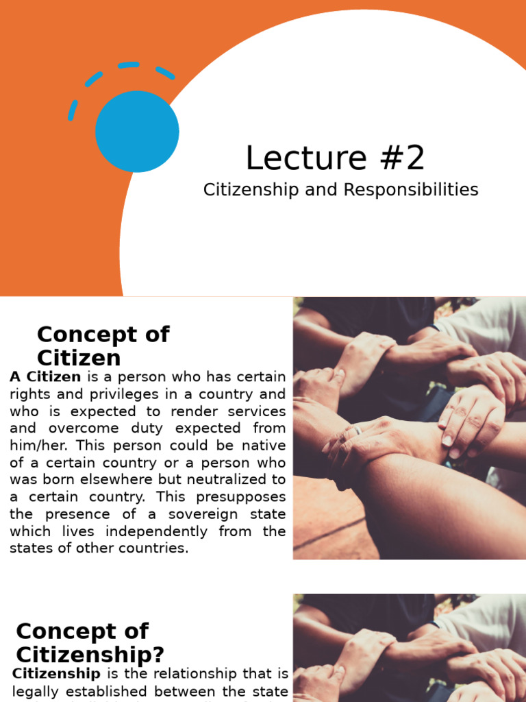Understanding Citizenship and Responsibilities | PDF | Citizenship ...